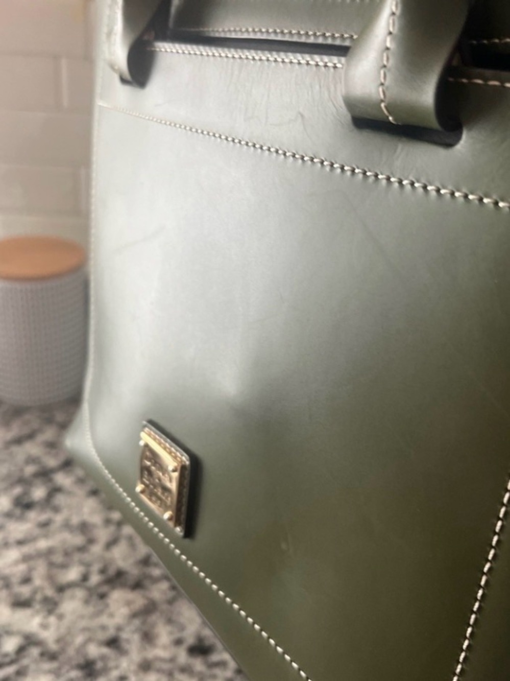 Dooney & Bourke Green Beacon Tote